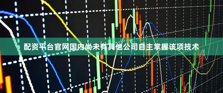 配资平台官网国内尚未有其他公司自主掌握该项技术